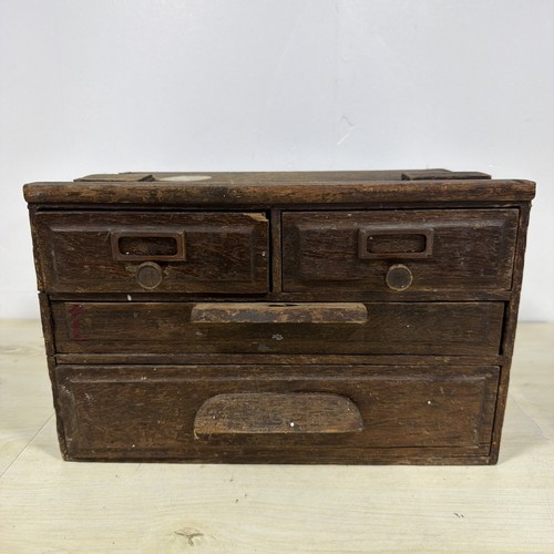 Antique wooden storage box - wooden,