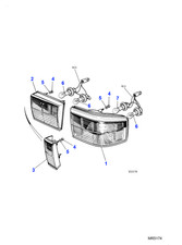 Jaguar Genuine Tail Lamp Rear