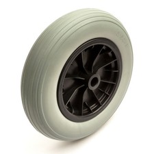 14" 3.50-8 Grey Wheel PU Solid