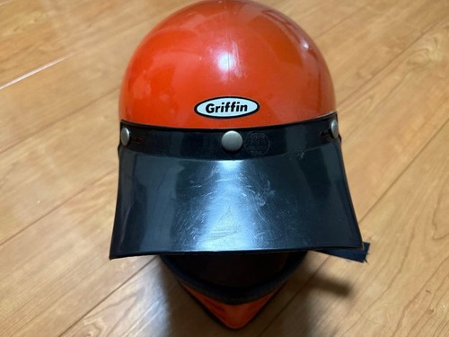 Griffin vintage orange helmet - griffin,