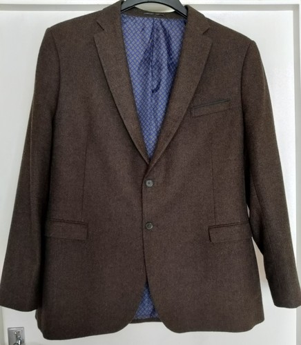 Mens brown herringbone jacket - mens,