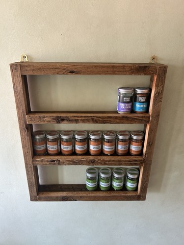 Rustic handmade herb and spice - rustic,