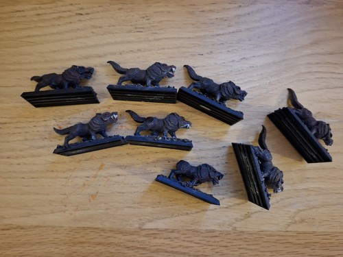 Warhammer fantasy dire wolves - fantasy,