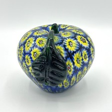 Italian Murano Millefiori Blue