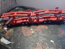 Corgi Car Transporrter Lorry & Trailer Red & White Model
