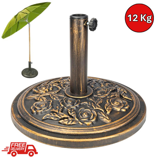 Cast iron round umbrella - iron,