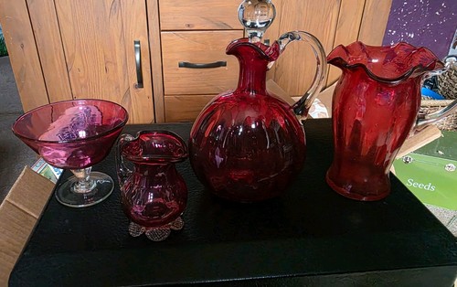 Vintage cranberry red - vintage,