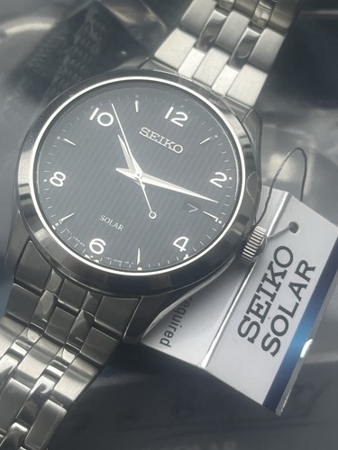 New seiko solar men - men’s, 42mm