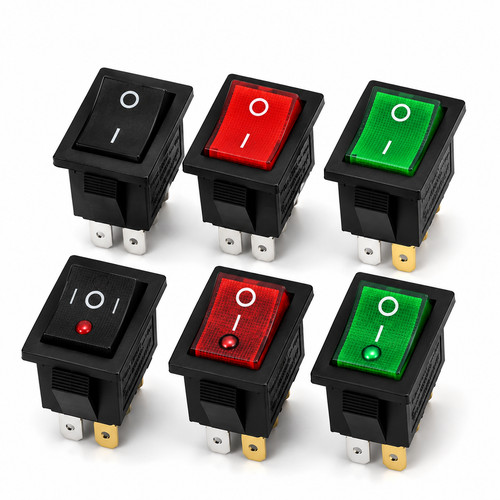 Rocker switch pin 4 - switch,