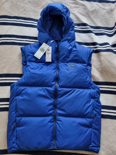 Lacoste blue puffer - lacoste, down
