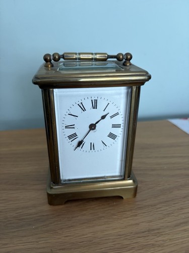 Antique brass carriage clock - antique,