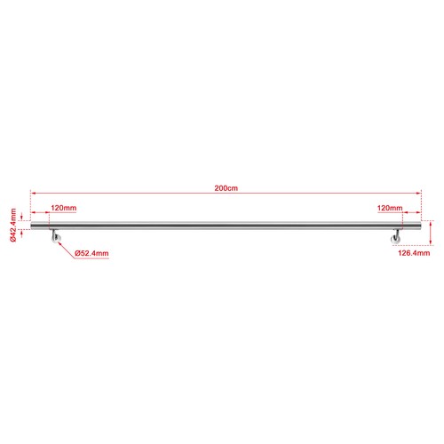 304 stainless steel handrail - 304,