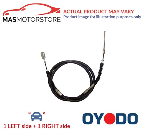 Handbrake cable pair rear - handbrake,