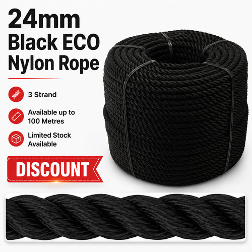24mm strand black eco - strand,