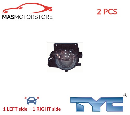 Fog light lamp pair - fog, tyc