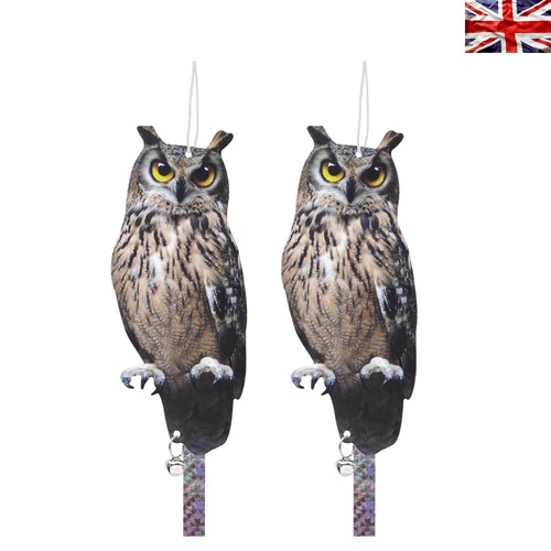 Durable owl decoy bird scarer - decoy,