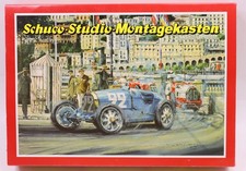 Schuco Studio -  Bugatti 01742 - Clockwork Tinplate PreWar Race Car Gift Set