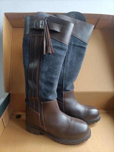 Cabotswood leather suede - leather, brown