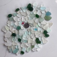 Collection of sea glass from