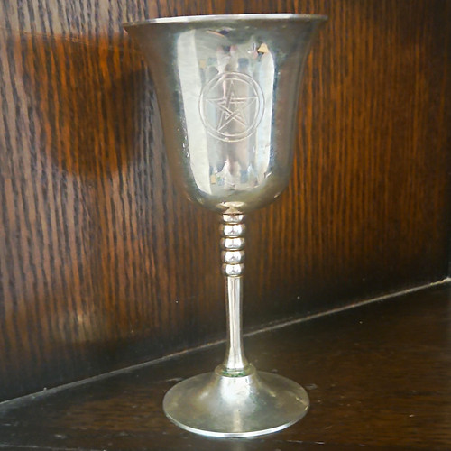 Silver pagan goblet - pagan,