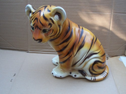 Large seated ceramic pottery - seated,
