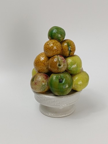 Secla majolica pottery fruit - secla,