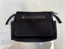 Brand New StorkSak Stroller Organiser Luxe Black & Rose Gold Changing Bag