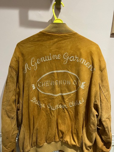 Vintage chevignon suede bomber - chevignon,