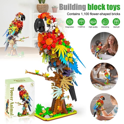 Parrot flower building - parrot,