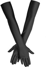 1 Pair Long Black Gloves,Opera