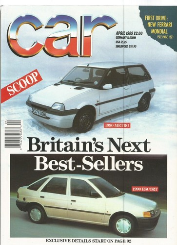 Car magazine 1989 - magazine,