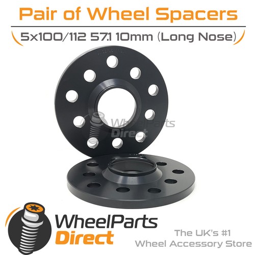Wheel spacers black - spacers, (2)