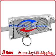 Universal Pocket Tucked Aluminum Radiator For Honda Civic CRX - RH249525  3 Rows