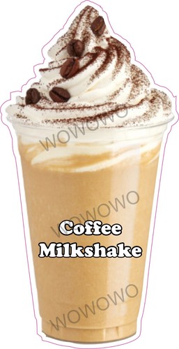 Ice cream van sticker coffee - ice,