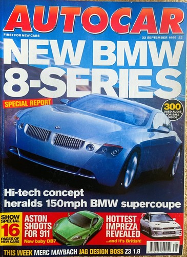 Autocar magazine sep - 22-sep-99,