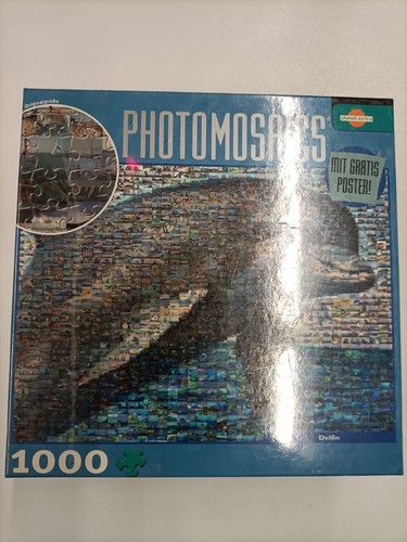 Dolphin photomosaics jigsaw - photomosaics,