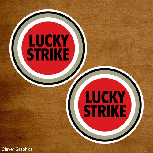 Lucky strike classic stickers - lucky,