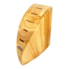 Richardson Sheffield V Sabatier 5 Slot Wooden Kitchen Knife Block