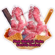 ice cream van sticker Pink