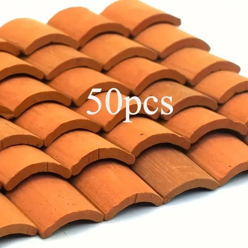 Dolls house red roof tiles - 50,
