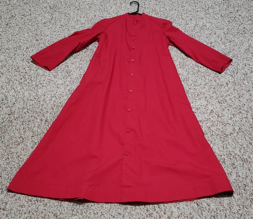 Vintage used red cassock - used,