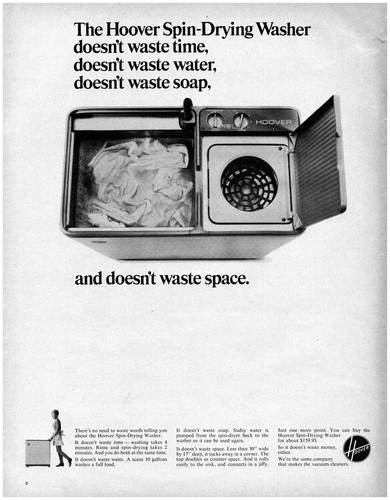 1967 hoover spin - 1967, washer