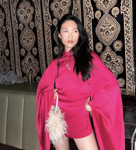 Rat boa pink turtleneck - rat,