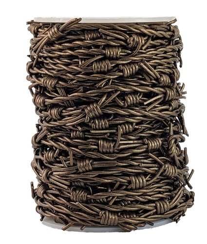 Leather fake barbed wire - leather,