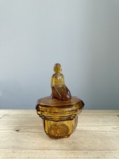 1930s Art Deco Amber Glass