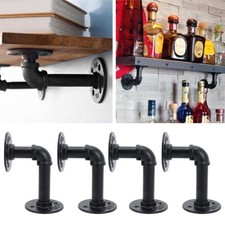 2X Pipe Shelf Brackets