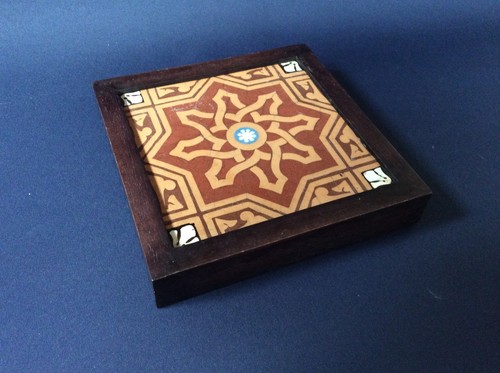 Pugin godwin tiles framed - tiles,