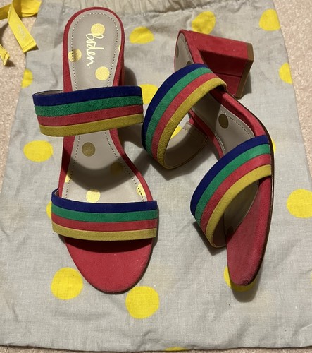 Boden suede rainbow - rainbow, block