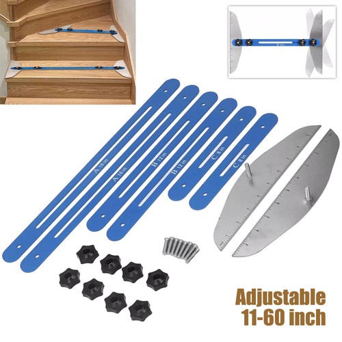 Stair tread template tool - template,