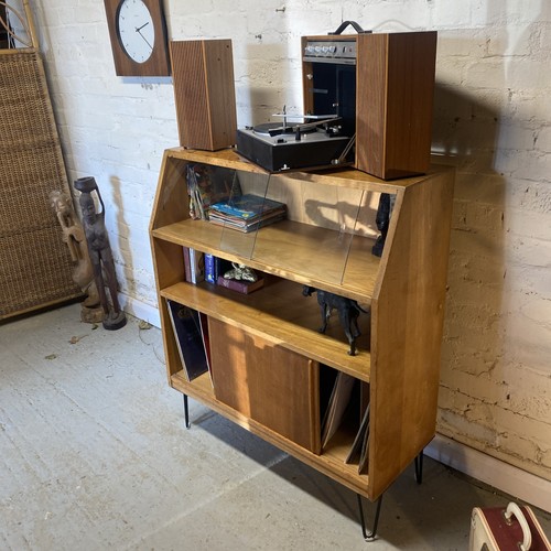 Vintage record cabinet - vintage,